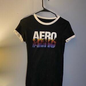 M | AERO Black Graphic Tee | Gently used